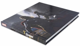 Stan Lee Signed ''The Art of the Avengers'' Coffee Table Book -- Also Signed by 7 Members of Superhero Squad Including Chris Hemsworth & Chris Evans